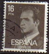 ESPAÑA 1980 2558 Sello Serie Básica D. Juan Carlos I usado Espana Spain Espagne Spagna Spanje Spanien 